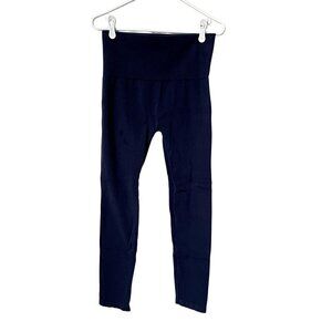 find. blue athleisure comfort leggings cotton ribbed summer warm pants